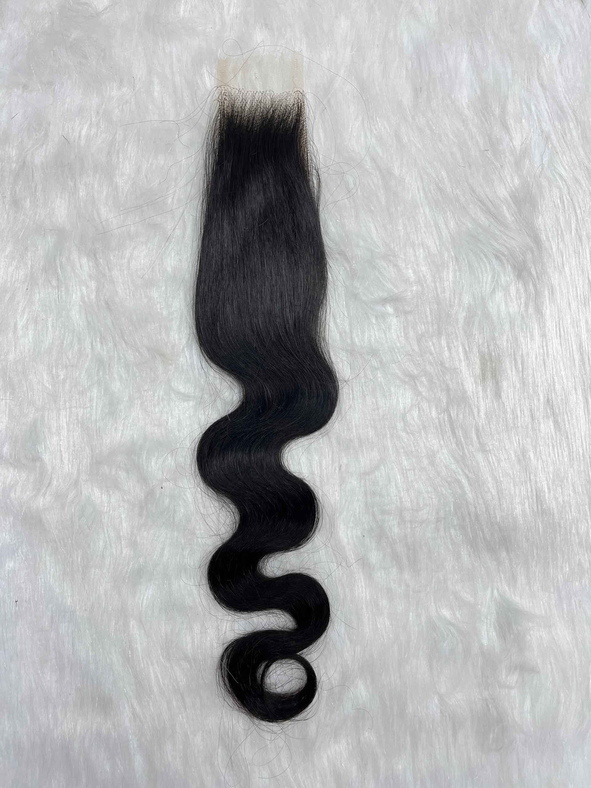 Natuurlijke Body Wave Closure 2x6 voor een Prachtige Haarstijl