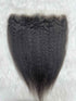Kinky Straight Haarstuk Frontal 13x4 voor Natuurlijke Volumieuze Looks
